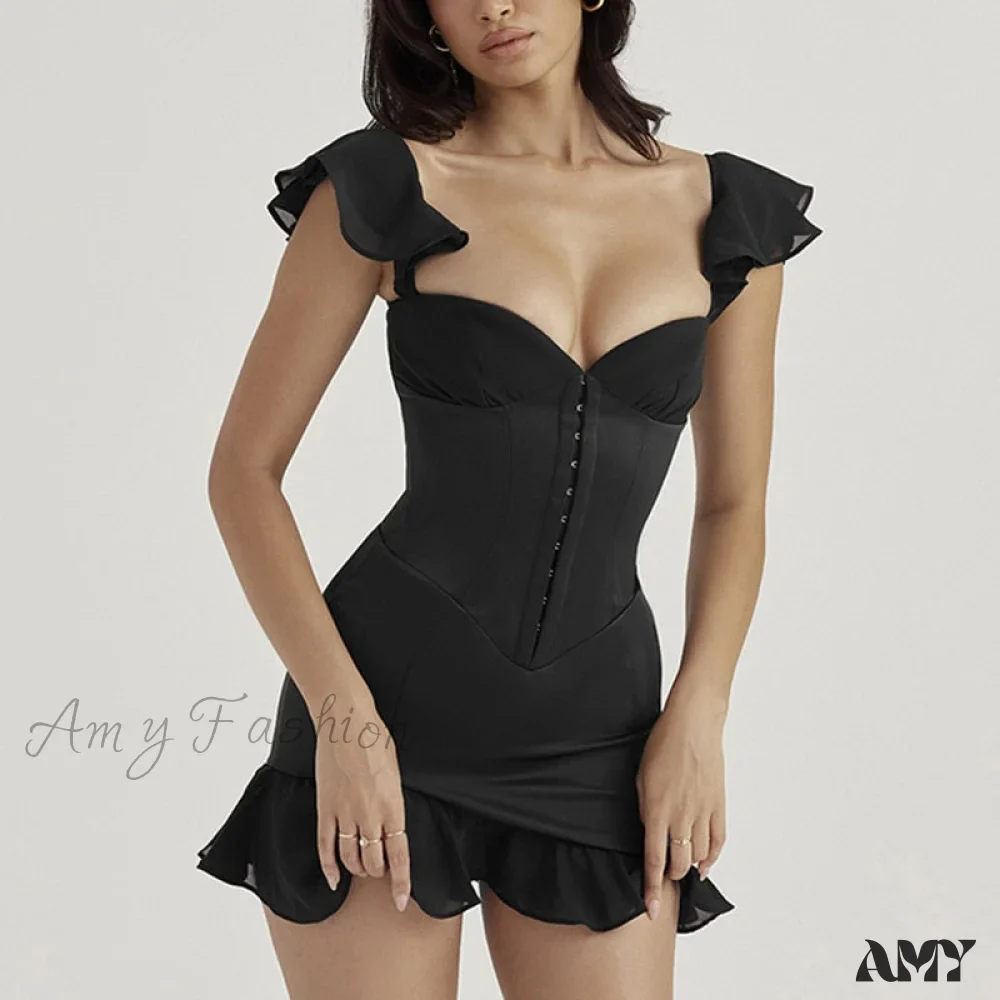 Amy Fashion - Sexy Club Off Shoulder Backless Party Dresses - Image 4