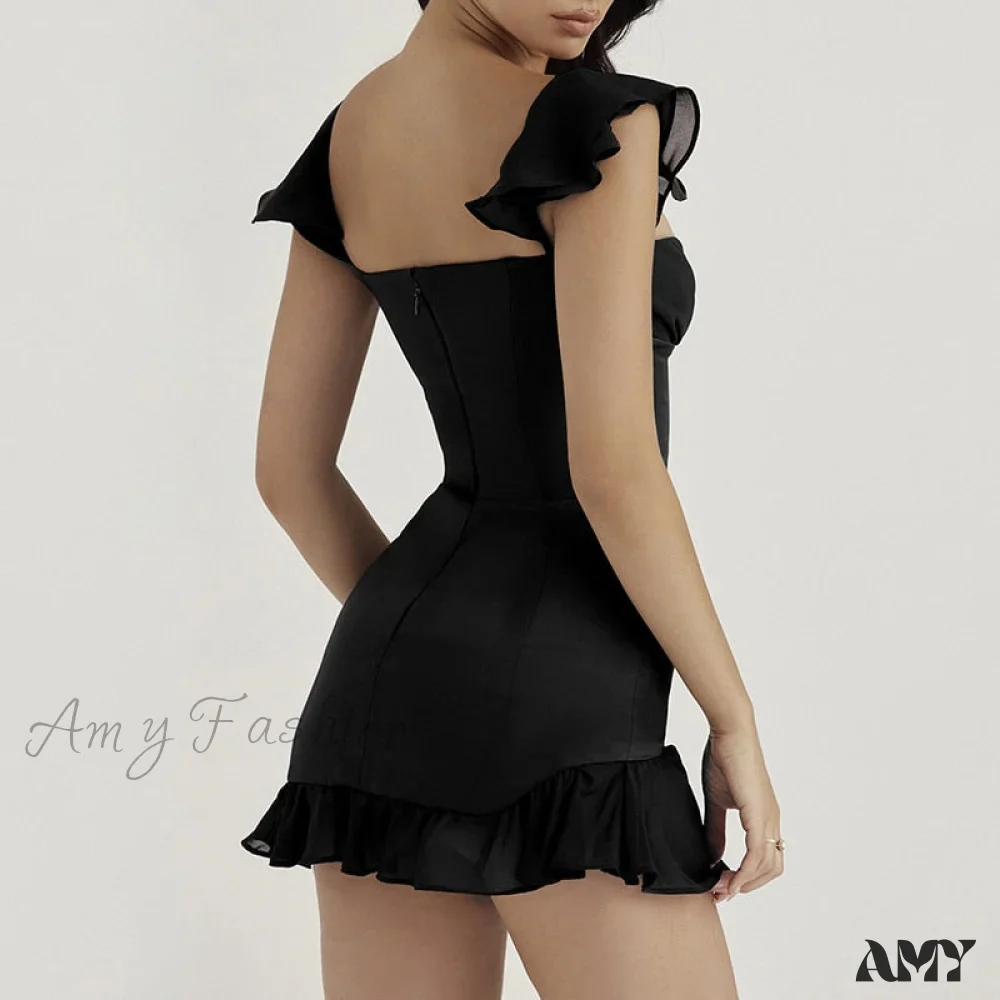 Amy Fashion - Sexy Club Off Shoulder Backless Party Dresses - Image 5
