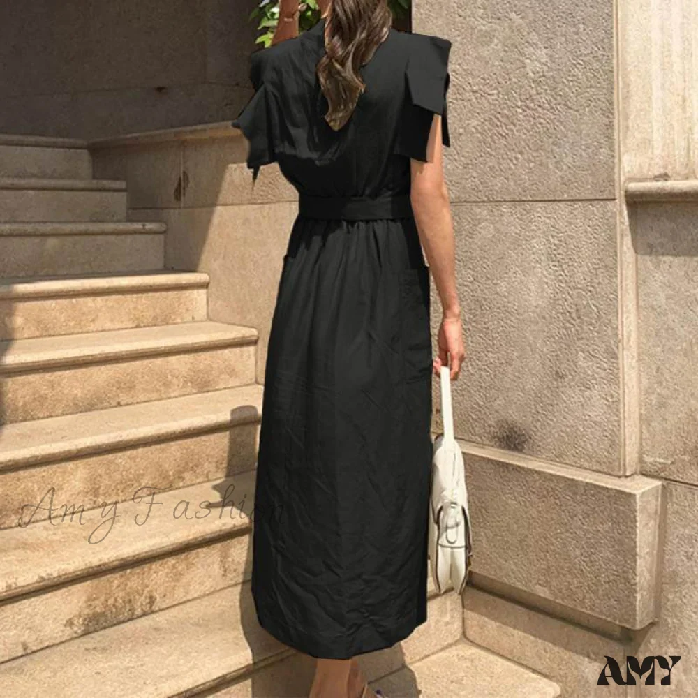 Amy Fashion - Bohemian Sundress Party Maxi Dress - Image 2
