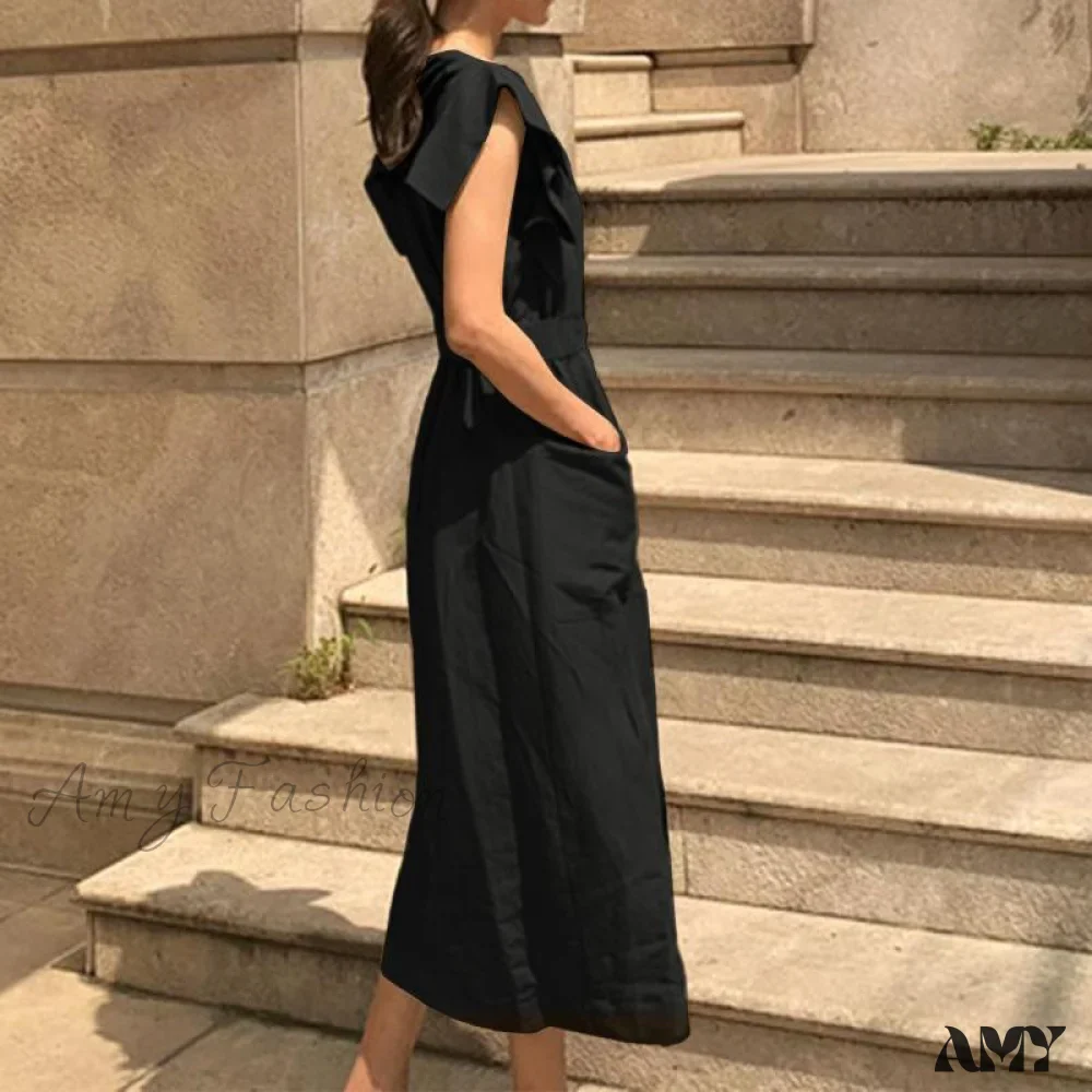 Amy Fashion - Bohemian Sundress Party Maxi Dress - Image 4