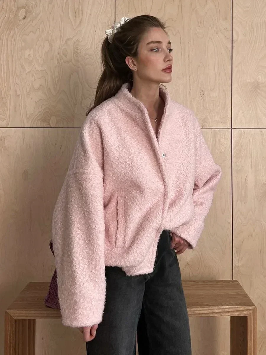 Short Fur Cardigan Winter Coat - Image 2
