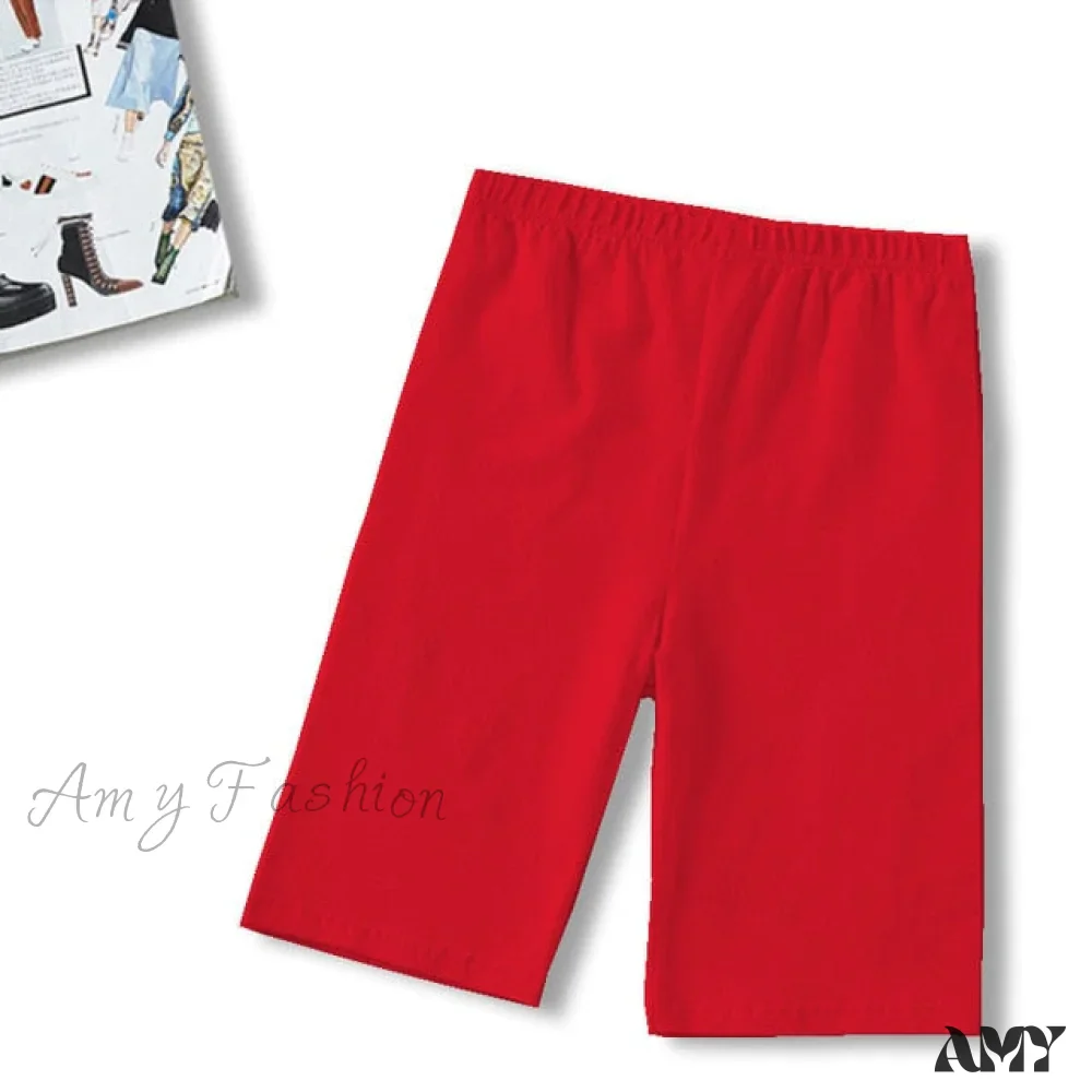 Amy Fashion - Fitness Casual High Waist Fashion Biker Shorts - Image 7