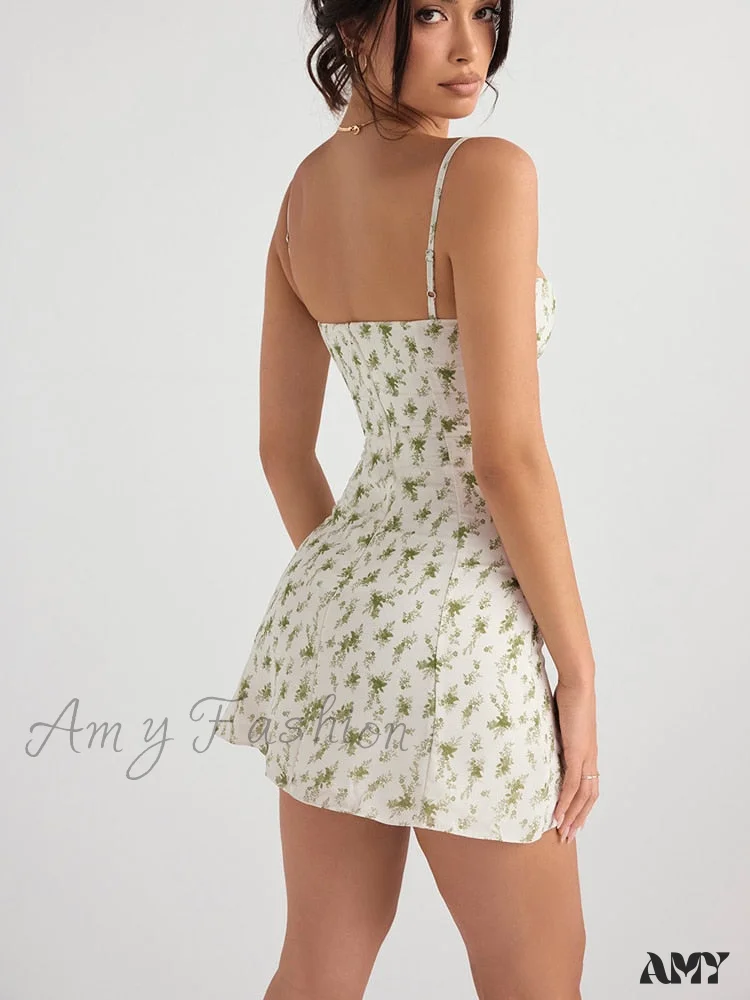 Amy Fashion - Sleeveless Backless Bodycon Dresses - Image 2