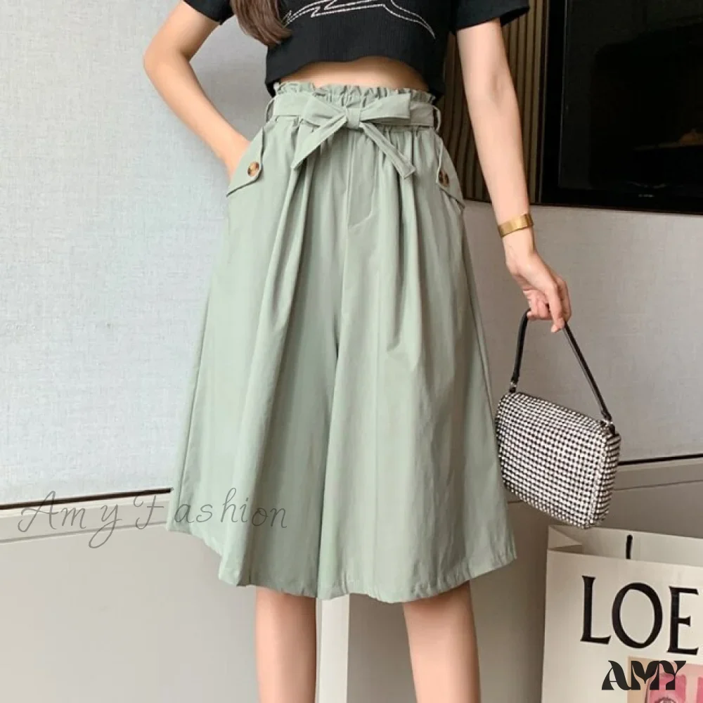 Amy Fashion - Slim Casual Trousers Shorts - Image 3