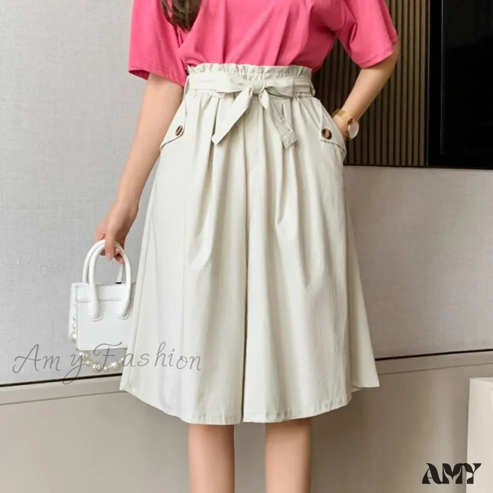 Amy Fashion - Slim Casual Trousers Shorts - Image 4