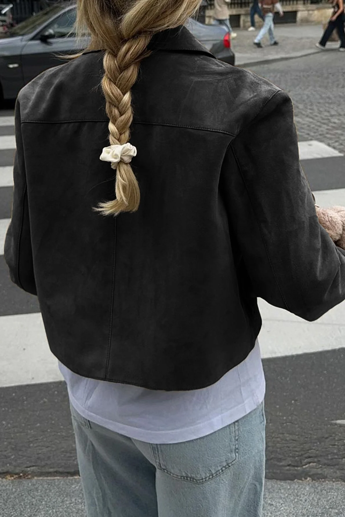 Solid Buttoned Long-Sleeve Casual Jacket - Image 7