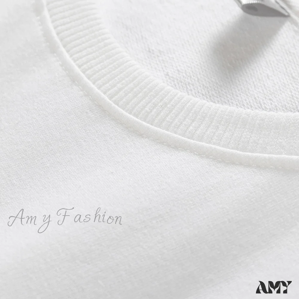Amy Fashion - Moon Knight Print Sweatshirt Graphic Pullover - Image 5