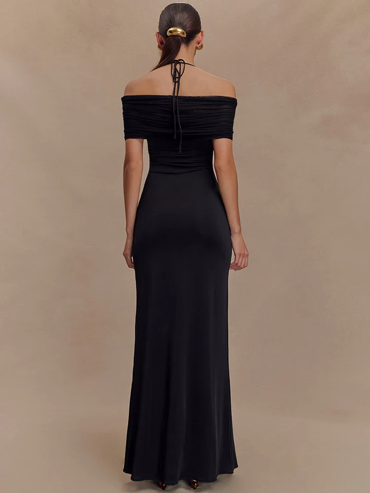 Strapless Sleeveless Club Long Bodycon Dress - Image 2