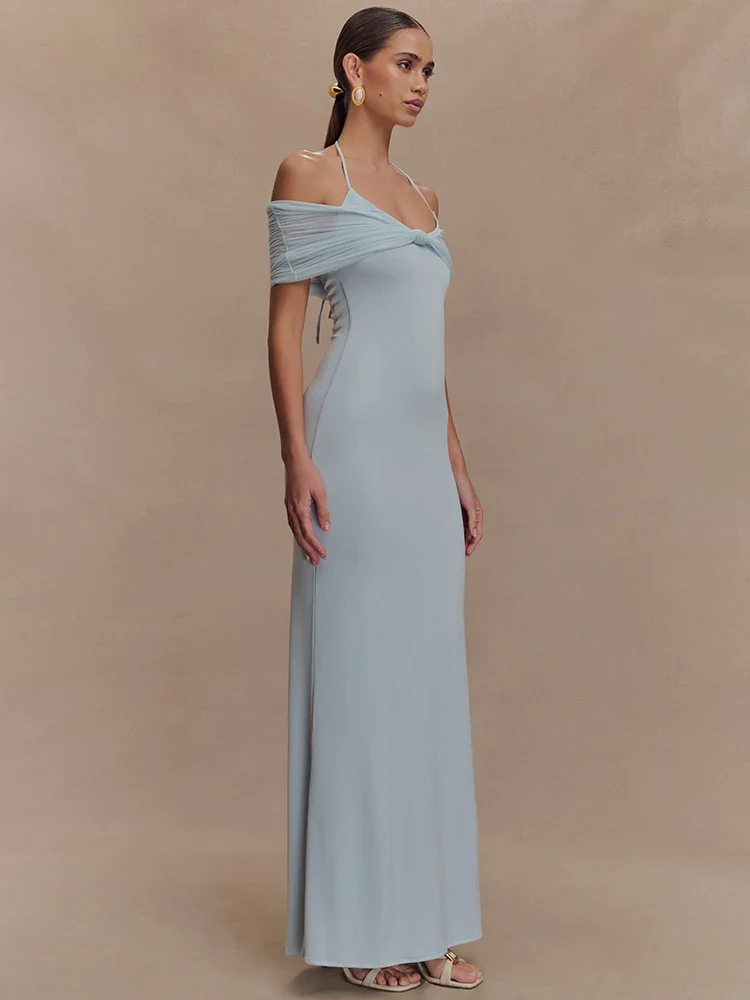 Strapless Sleeveless Club Long Bodycon Dress - Image 5