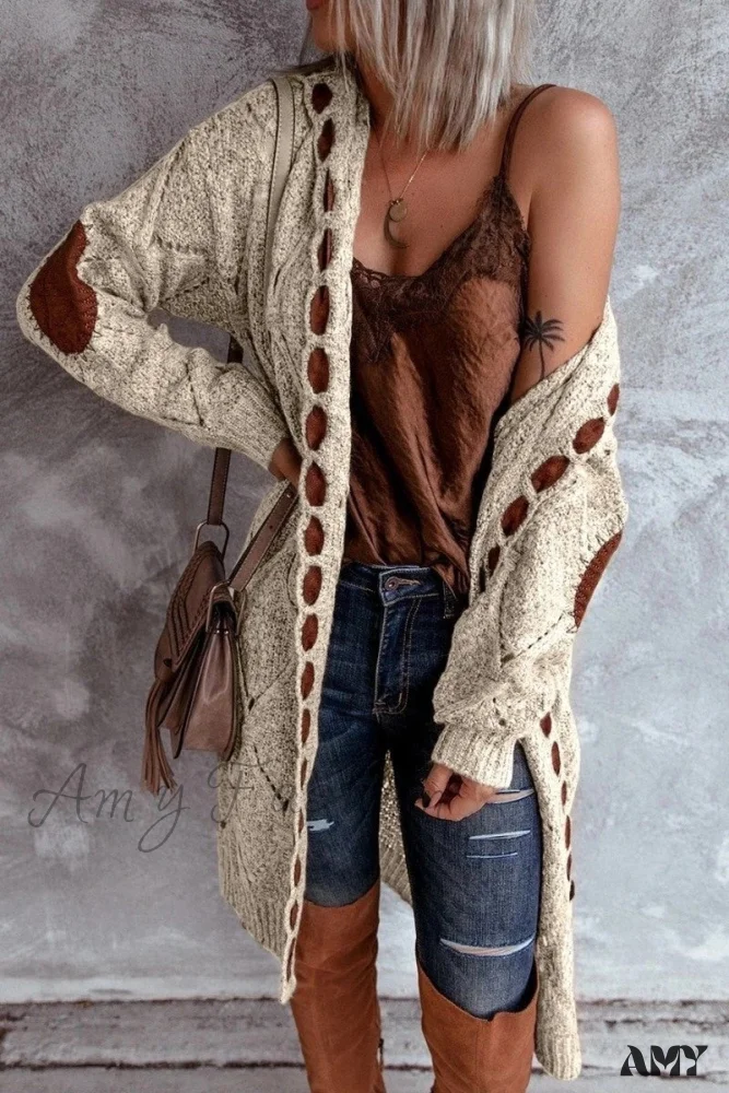 Amy Fashion - New Hot Selling Long-Sleeved Cardigan Sweater - Image 3
