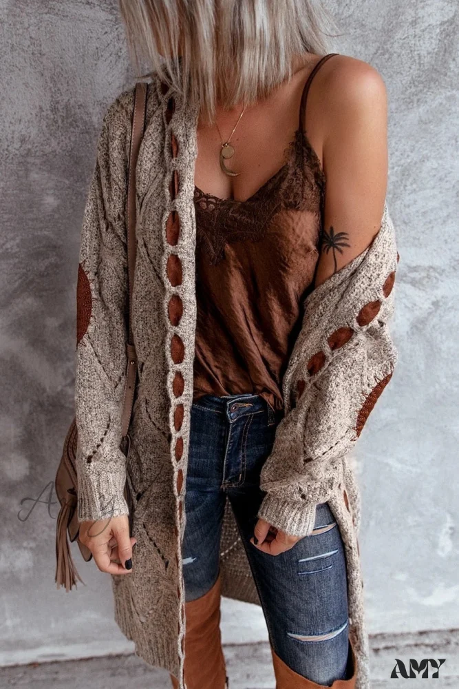 Amy Fashion - New Hot Selling Long-Sleeved Cardigan Sweater - Image 7