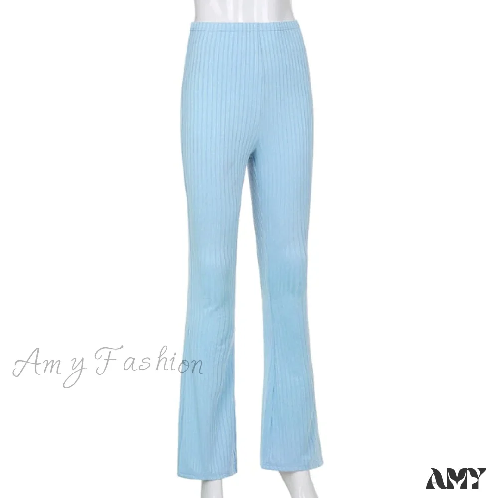Amy Fashion - High Waist Aesthetic Female Vintage Pants - Image 5