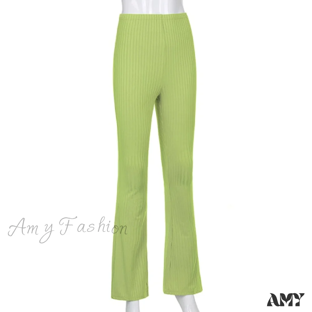 Amy Fashion - High Waist Aesthetic Female Vintage Pants - Image 6