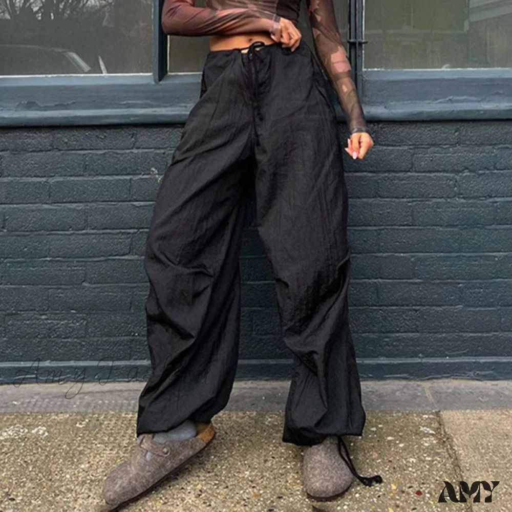 Amy Fashion - Y2K Streetwear Baggy Cargo Pants - Image 5