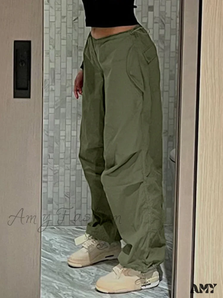 Amy Fashion - Y2K Streetwear Baggy Cargo Pants - Image 8