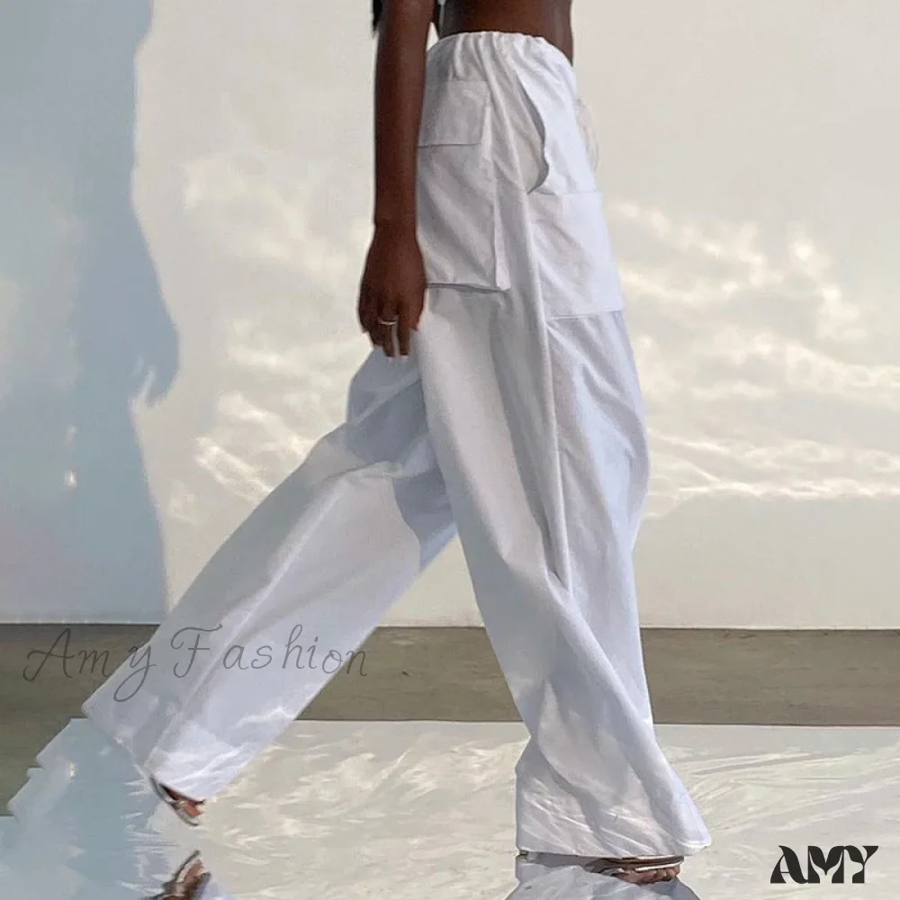 Amy Fashion - Y2K Streetwear Baggy Cargo Pants - Image 9