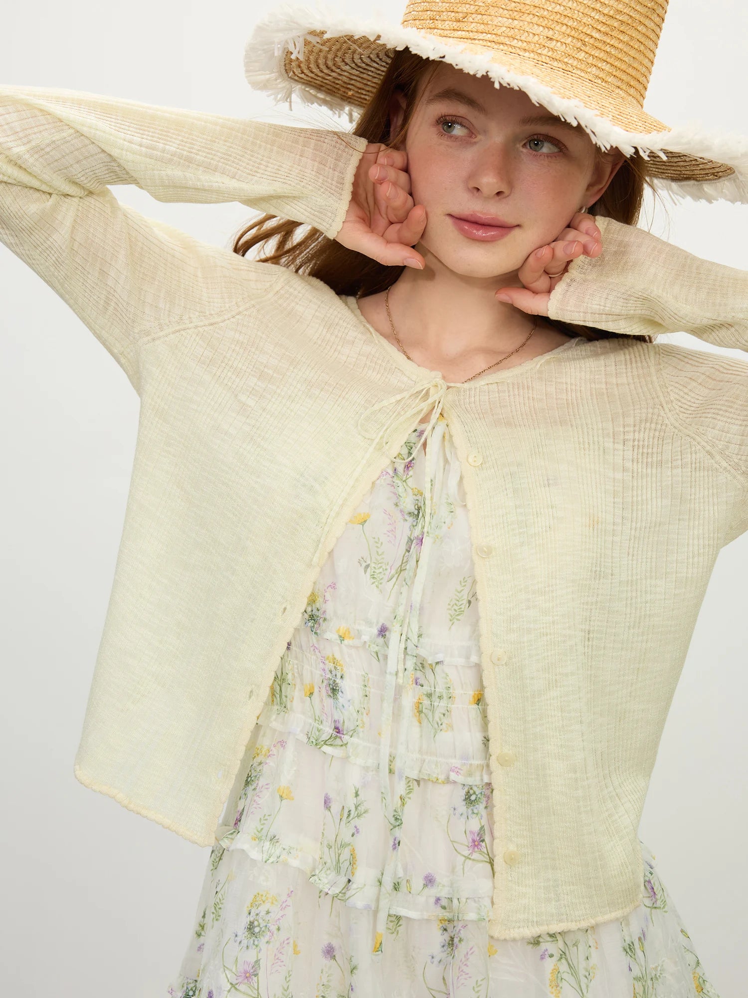 Thin Long Sleeve Knit Summer Cardigan - Image 3