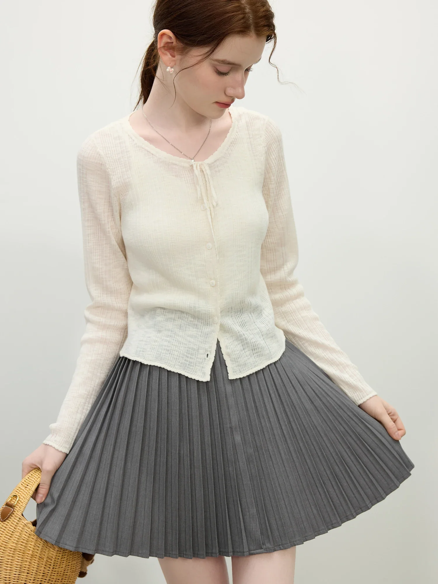 Thin Long Sleeve Knit Summer Cardigan - Image 5