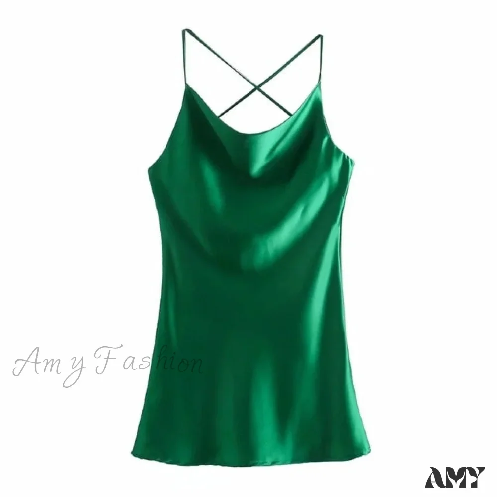 Amy Fashion - V-Neck Sleeveless Backless Sexy Female Mini Dresses - Image 10