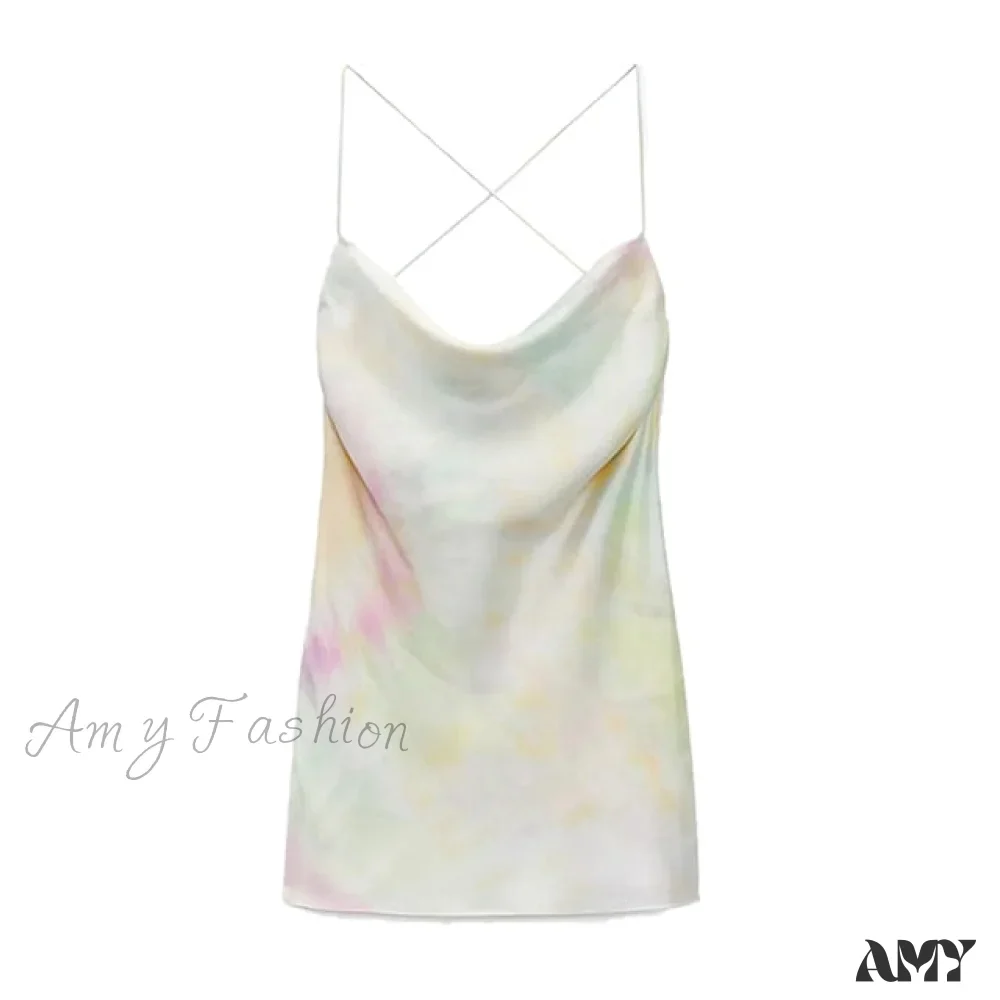 Amy Fashion - V-Neck Sleeveless Backless Sexy Female Mini Dresses - Image 11