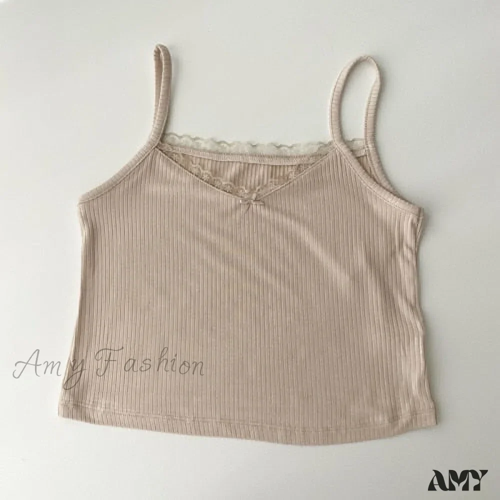 Amy Fashion - Vintage Lace Slim Cute Tops - Image 3