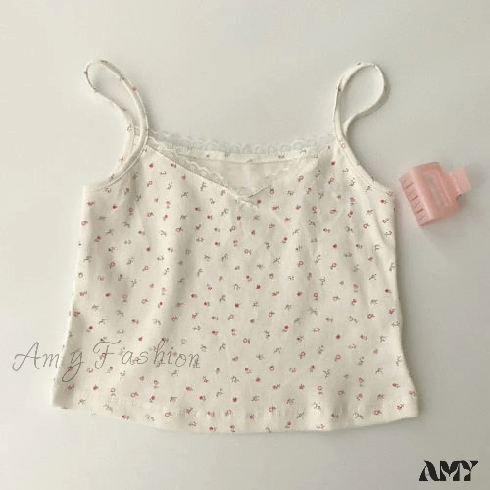 Amy Fashion - Vintage Lace Slim Cute Tops - Image 5