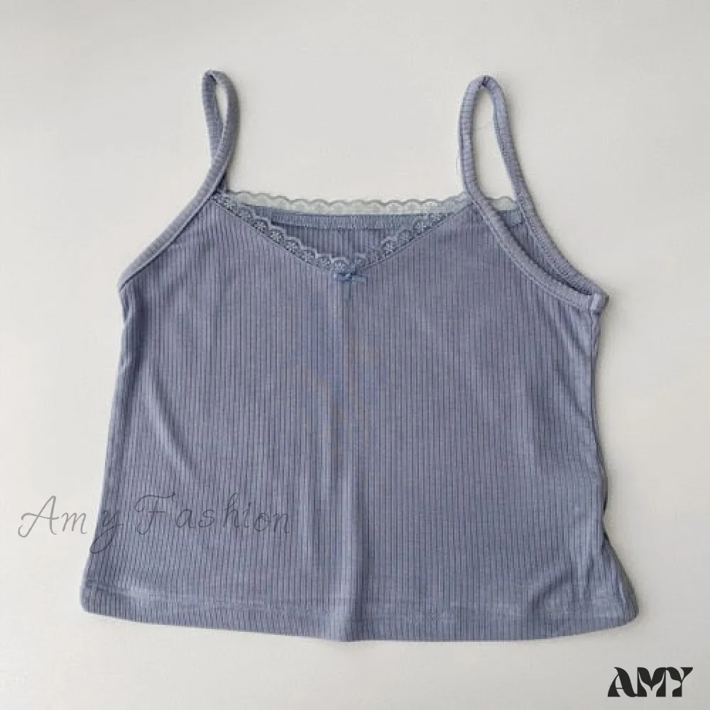 Amy Fashion - Vintage Lace Slim Cute Tops - Image 8