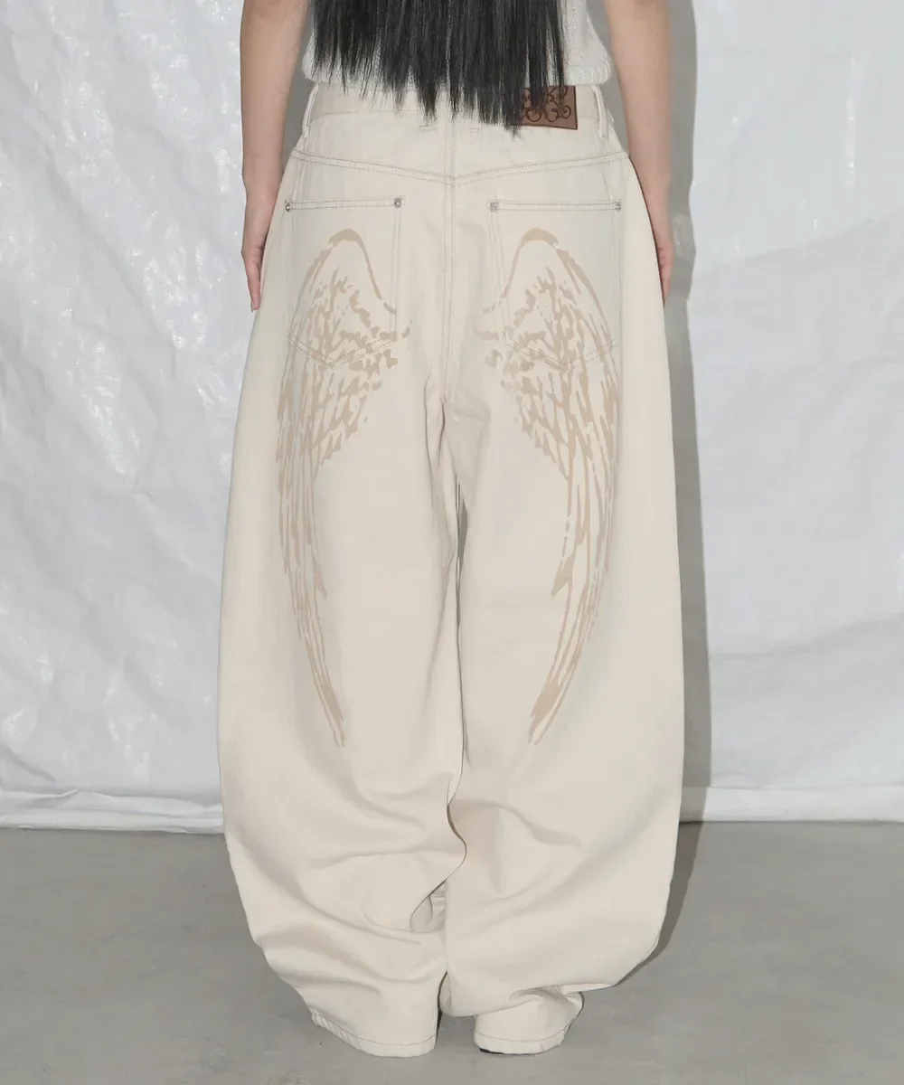 Washed Wings Baggy Denim Pant - Image 2