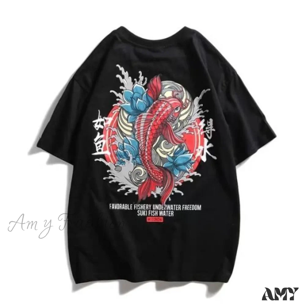 Amy Fashion - White Cartoon Female Kawaii Tops Tee - Image 16