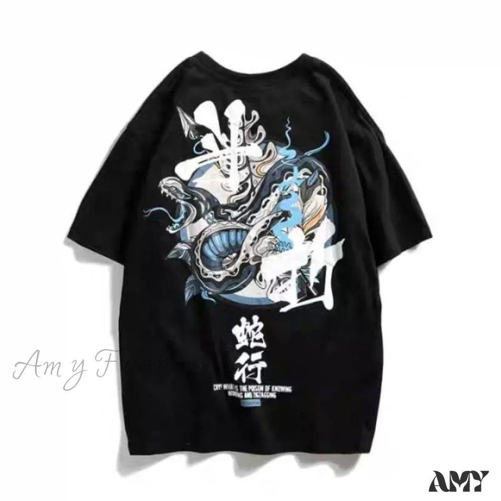Amy Fashion - White Cartoon Female Kawaii Tops Tee - Image 4