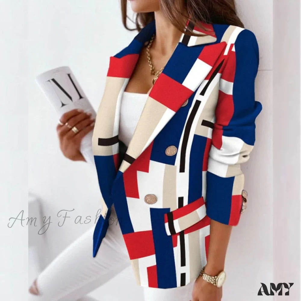 Amy Fashion - Office Lady Elegant Solid Blazer - Image 8