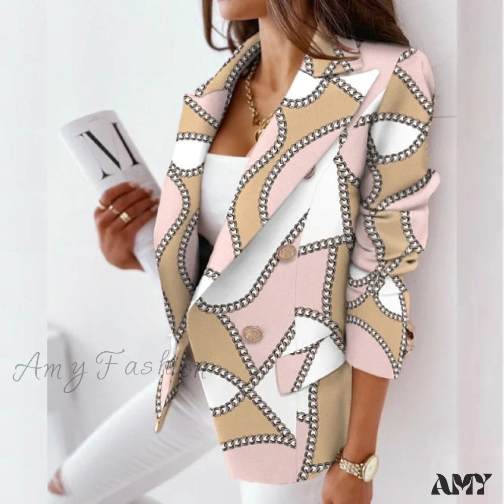Amy Fashion - Office Lady Elegant Solid Blazer - Image 9
