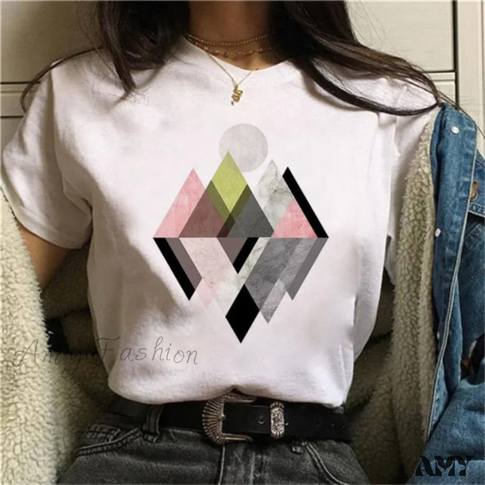Amy Fashion - Graphic Harajuku Cute Short T-shirt - Image 12