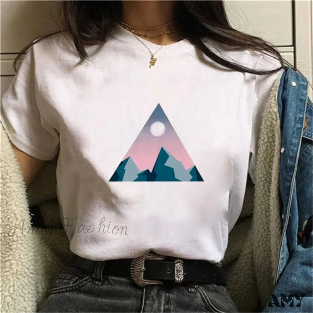 Amy Fashion - Graphic Harajuku Cute Short T-shirt - Image 16