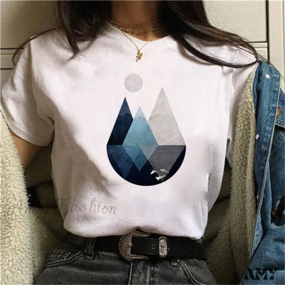 Amy Fashion - Graphic Harajuku Cute Short T-shirt - Image 17