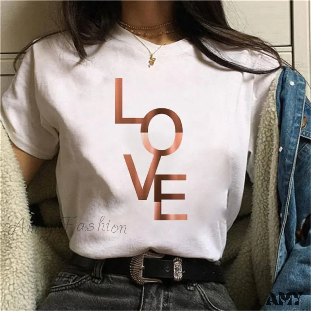 Amy Fashion - Graphic Harajuku Cute Short T-shirt - Image 23
