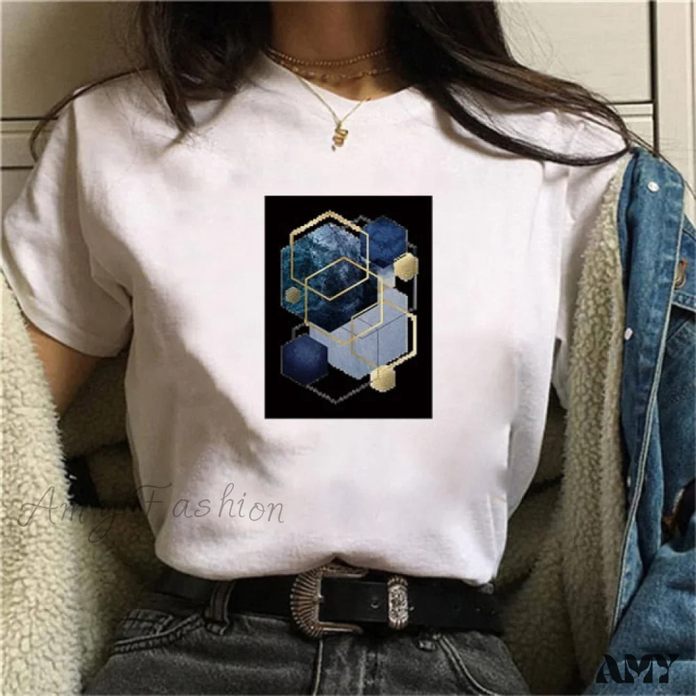 Amy Fashion - Graphic Harajuku Cute Short T-shirt - Image 25
