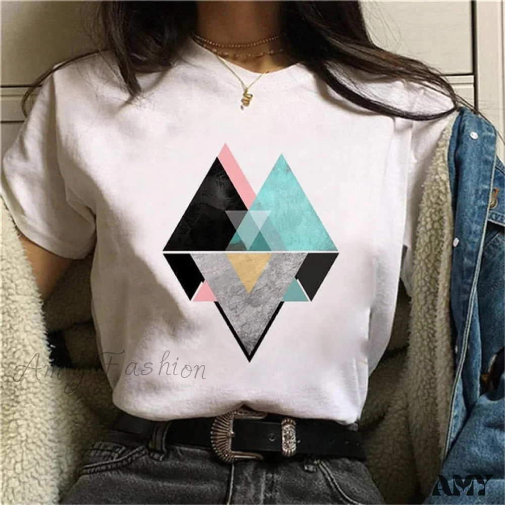 Amy Fashion - Graphic Harajuku Cute Short T-shirt - Image 26