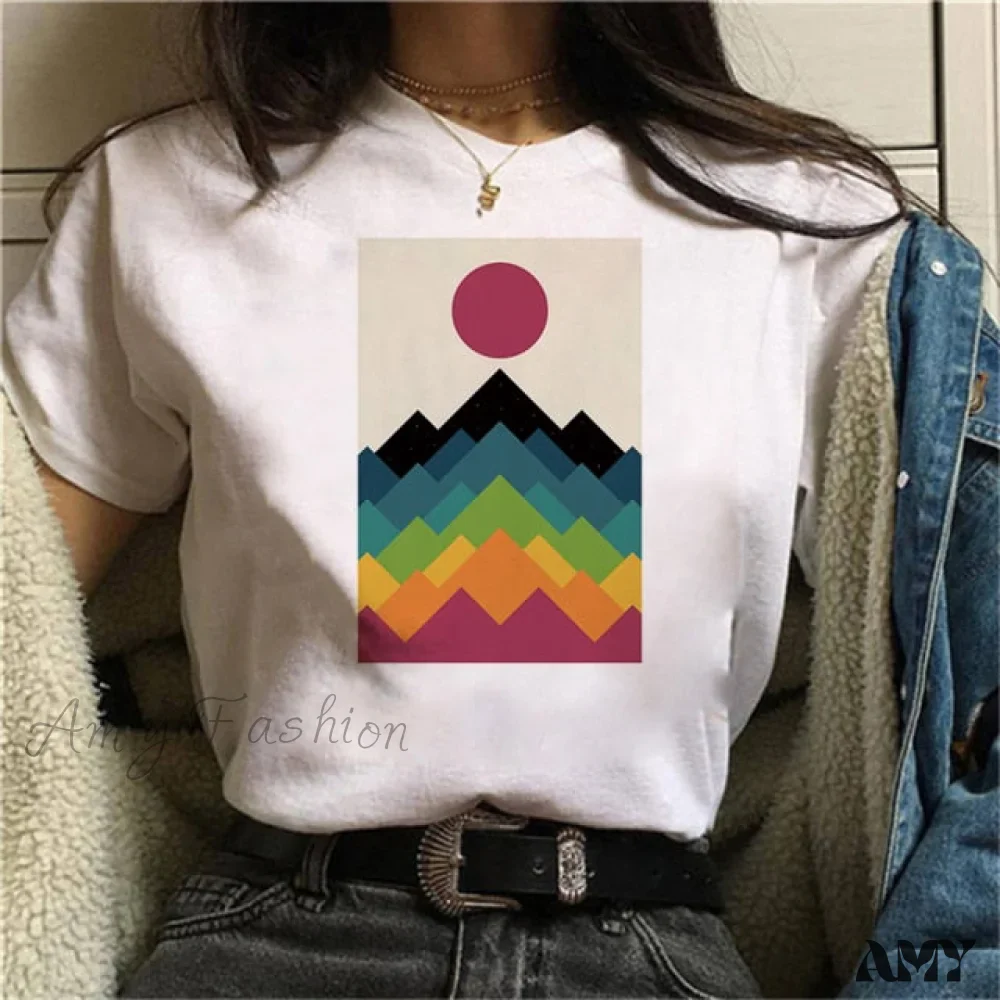 Amy Fashion - Graphic Harajuku Cute Short T-shirt - Image 3