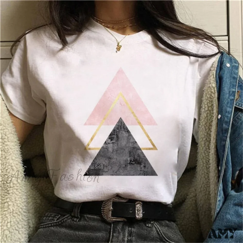 Amy Fashion - Graphic Harajuku Cute Short T-shirt - Image 34