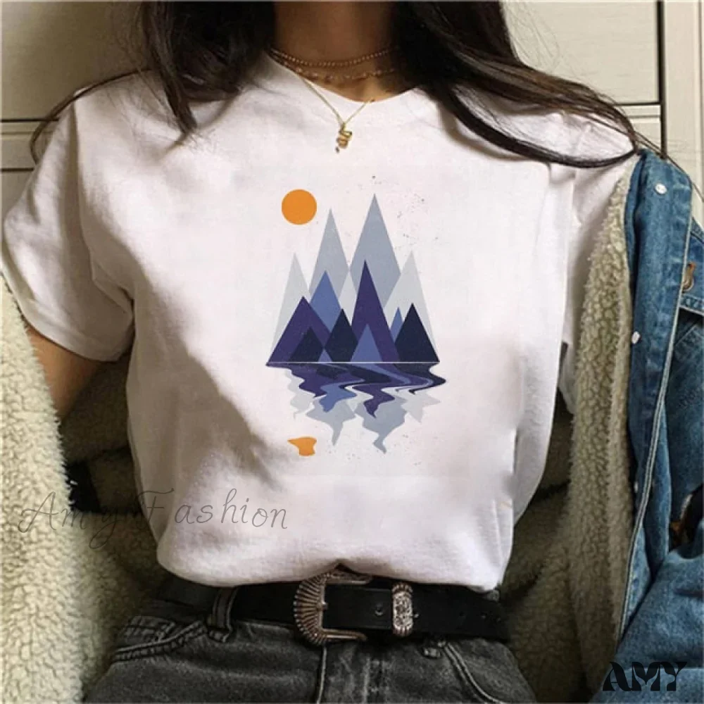 Amy Fashion - Graphic Harajuku Cute Short T-shirt - Image 6