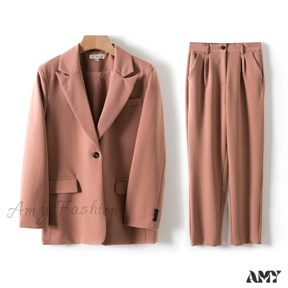 Amy Fashion - Women Blazer Guard Pants Sets - Image 10