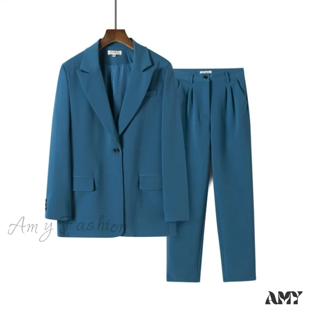 Amy Fashion - Women Blazer Guard Pants Sets - Image 16