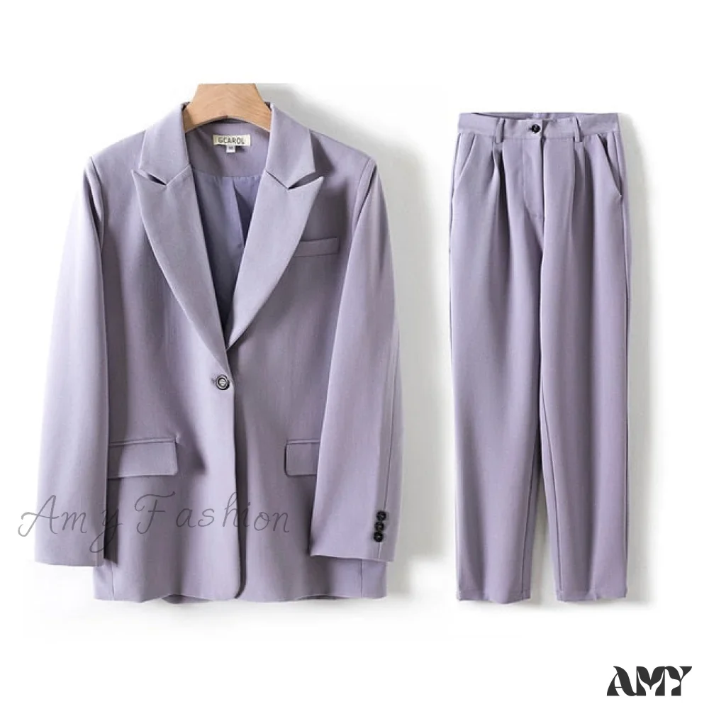 Amy Fashion - Women Blazer Guard Pants Sets - Image 17