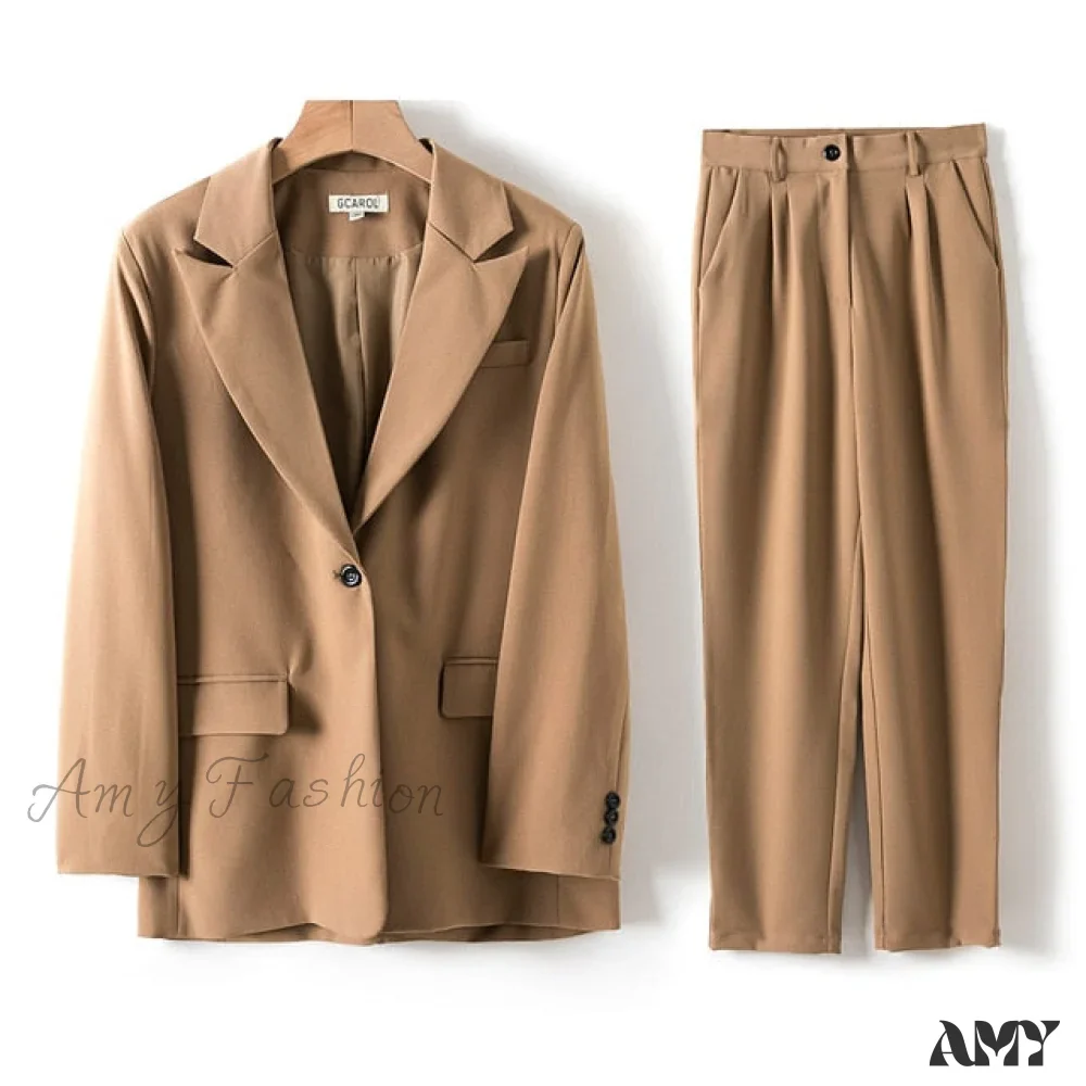 Amy Fashion - Women Blazer Guard Pants Sets - Image 23