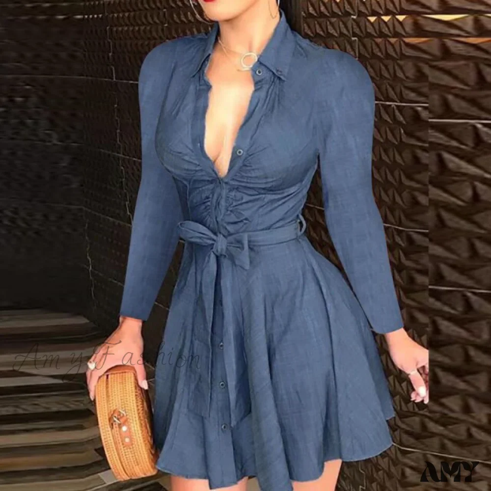 Amy Fashion - Women Chain Print Sleeveless Dress - Image 10