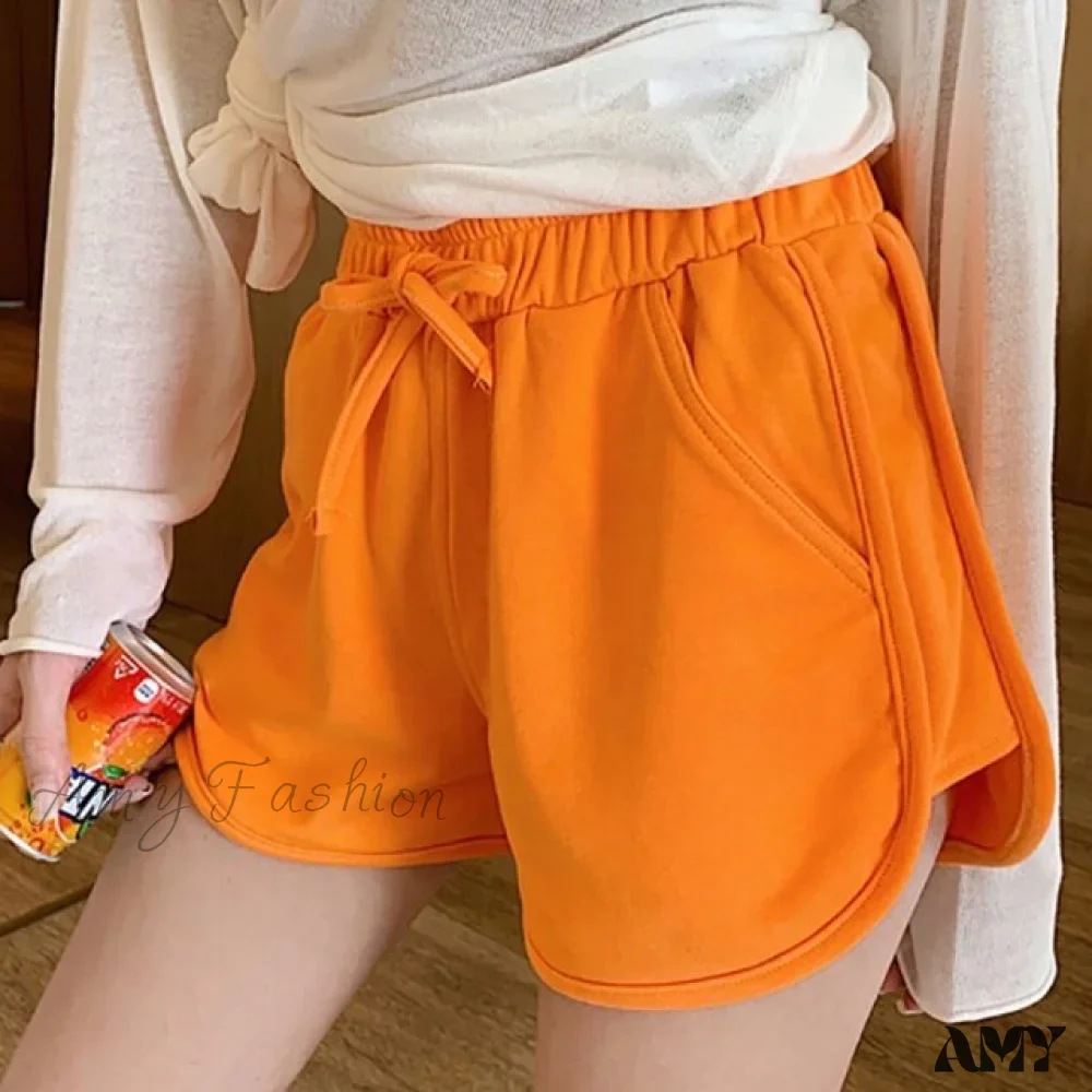 Amy Fashion - Women Elastic Pocket Shorts - Image 4