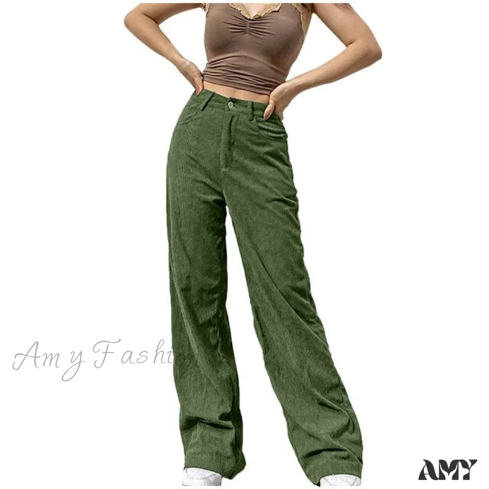 Amy Fashion - Fashion Full-length Pocket Cargo Jeans - Image 4