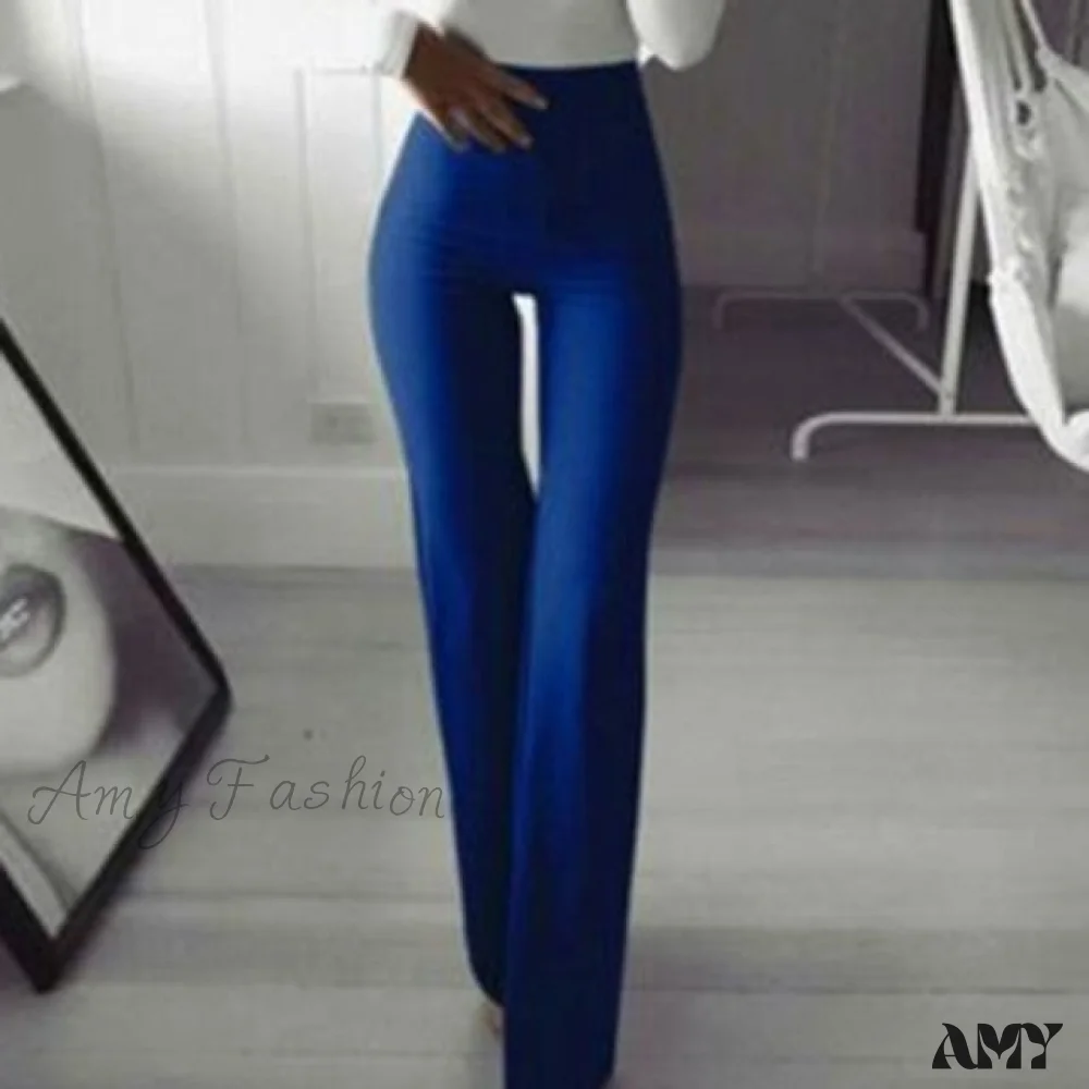 Amy Fashion - New Multi Colors Slim Trumpet Trendy Pants - Image 5