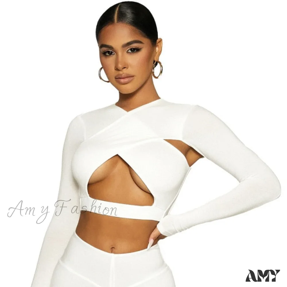 Amy Fashion - Button Up Elastic Waist Tops - Image 13